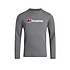 Men's Berghaus Large Logo Long Sleeve T-Shirt - Dark Grey