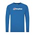 Men's Berghaus Large Logo Long Sleeve T-Shirt - Blue