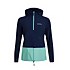 Women's Skerray Smock Jacket - Navy / Green Women's Skerray Smock Jacket - Navy / Green