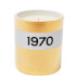 Bella Freud 1970 Gold Ceramic Candle