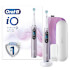 Oral B iO9 Rose Quartz Limited Electric Toothbrush with Charging Travel Case and Magnetic Pouch