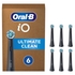 Oral B iO Ultimate Clean Black Toothbrush Heads - Pack of 6 Counts, Suitable for Mailbox Oral B iO Ultimate Clean Black Toothbrush Heads - Pack of 6 Counts, Suitable for Mailbox