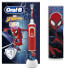 Oral B Kids Disney Spiderman Electric Toothbrush Designed By Braun, For Ages 3+