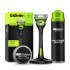 Gillette Labs Neon Night Razor, Shaving Gel, Moisturiser