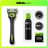 Gillette Labs Neon Night Razor, Foam, Moisturiser & 4 Blades Gillette Labs Neon Night Razor, Foam, Moisturiser & 4 Blades