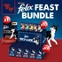 Felix Feast Pre-Mixed Bundle Adult Wet Cat Food 130x85g + Doubly Delicious Meat Dry Cat Food 2kg + 10 Felix Treats Felix Feast Pre-Mixed Bundle Adult Wet Cat Food 130x85g + Doubly Delicious Meat Dry Cat Food 2kg + 10 Felix Treats