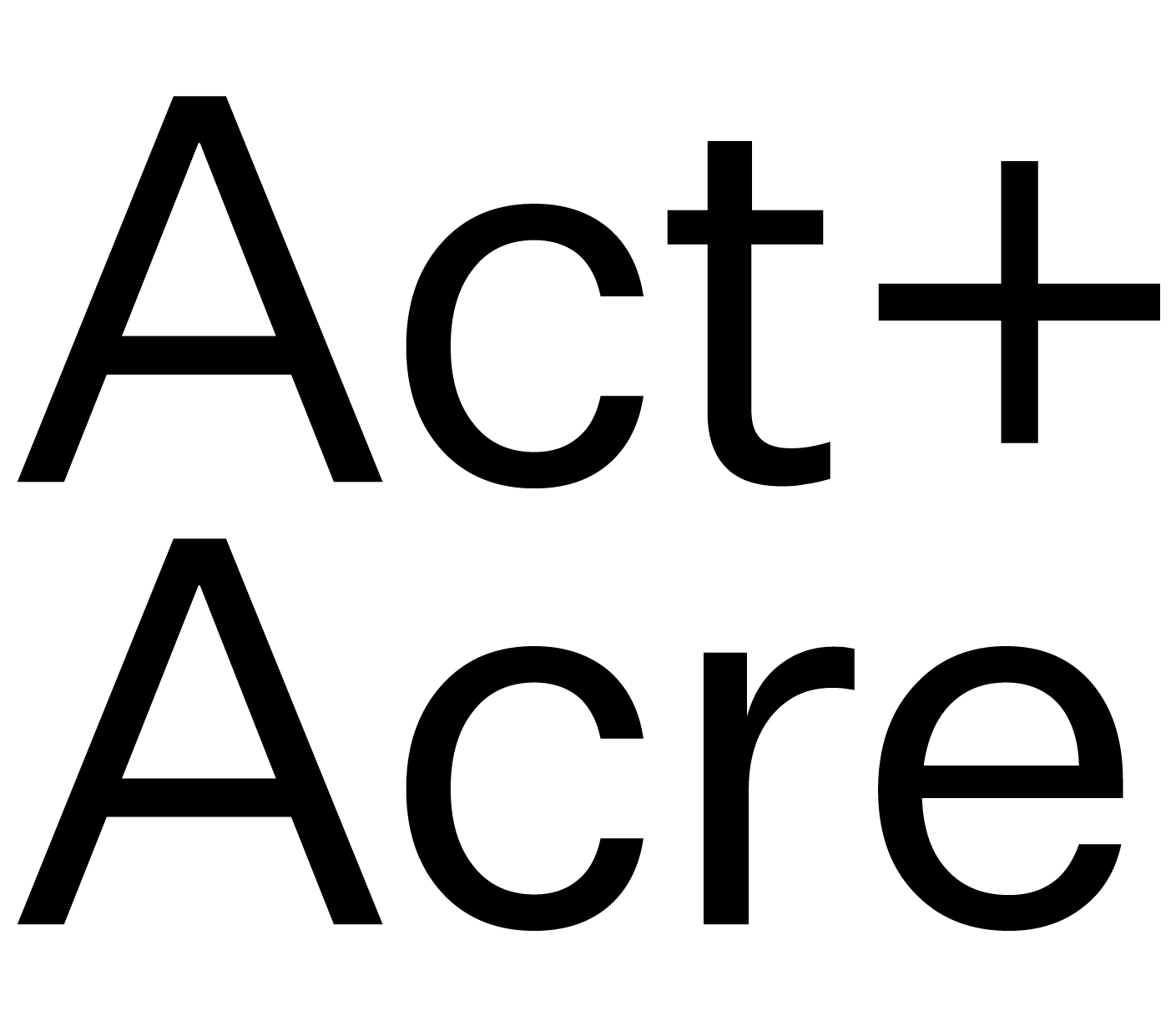 Explore Act+Acre range