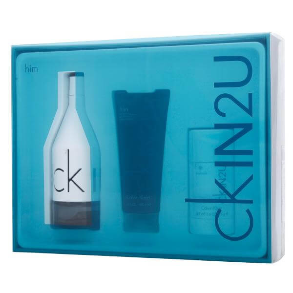Calvin Klein CK IN 2 U for Men Gift Set 100ml Eau de Toilette with Shower Gel and Deodrant Health Beauty Zavvi Ireland