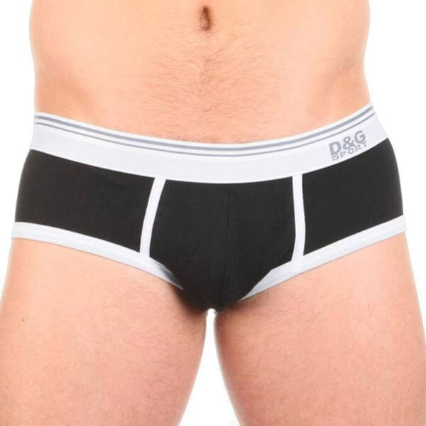 D&G - Brief - Black Mens Underwear - Zavvi UK