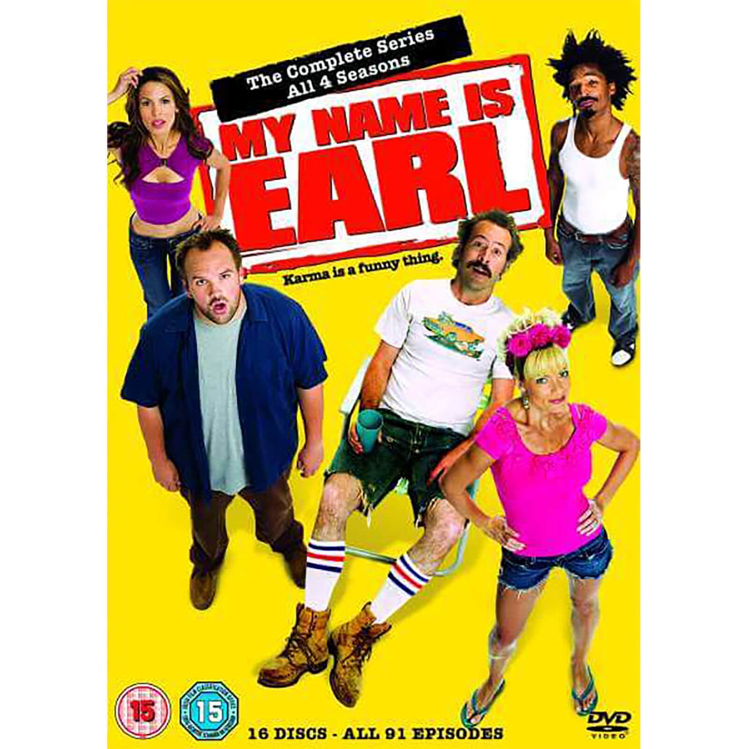 My Name Is Earl Series 1-4 Complete DVD Zavvi UK