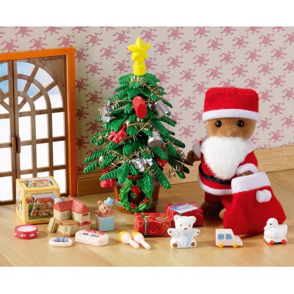 Sylvanian Families: Father Christmas & tree set Toys