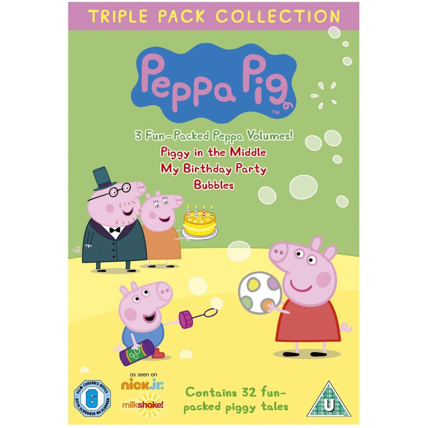 Peppa Pig Triple: Piggy in the Middle / My Birthday Party / Bubbles