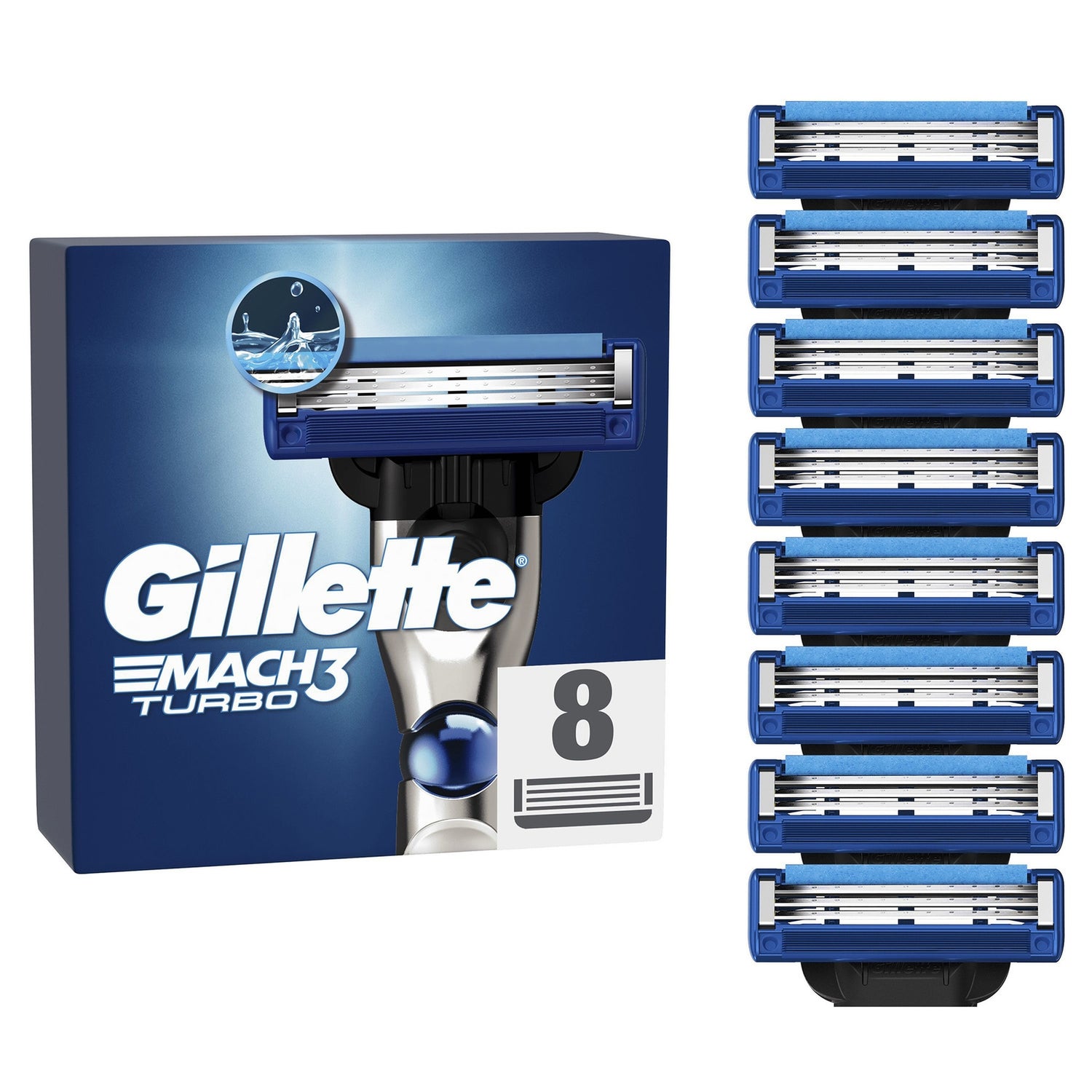 Gillette Mach3 Turbo 3D Razor Blades