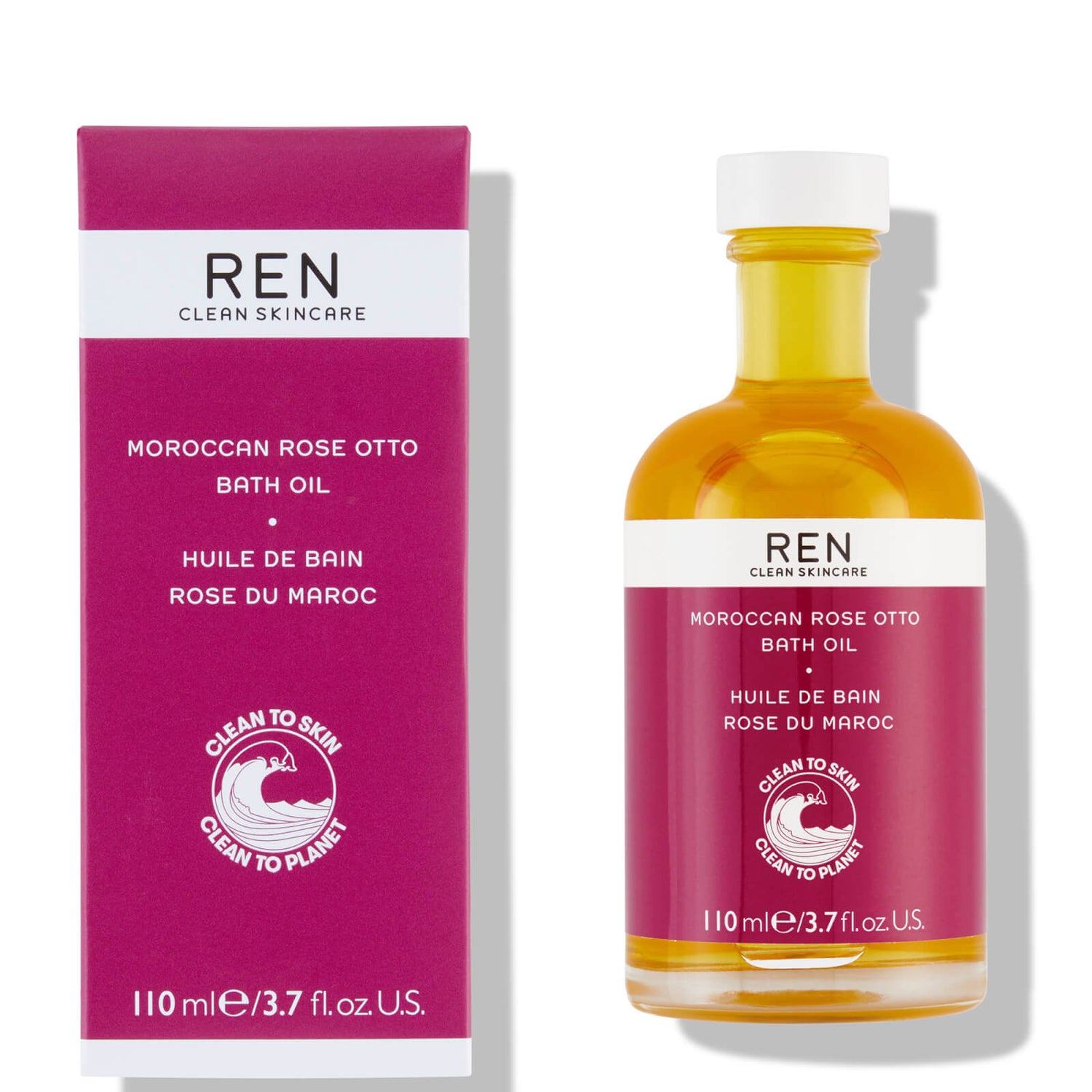 REN Clean Skincare Moroccan Rose Otto Bath Oil (4.08 fl. oz.)