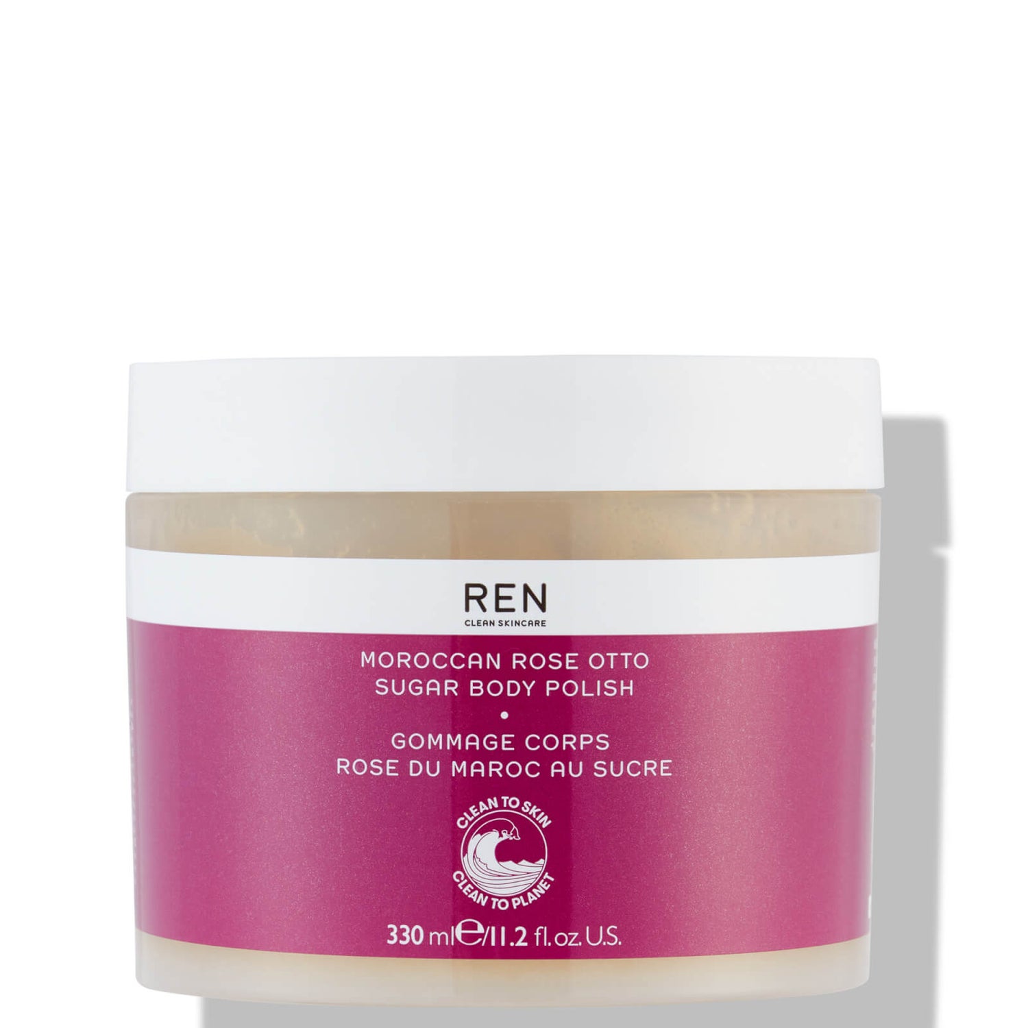REN Clean Skincare Moroccan Rose Otto Sugar Body Polish (11.2 fl. oz.)