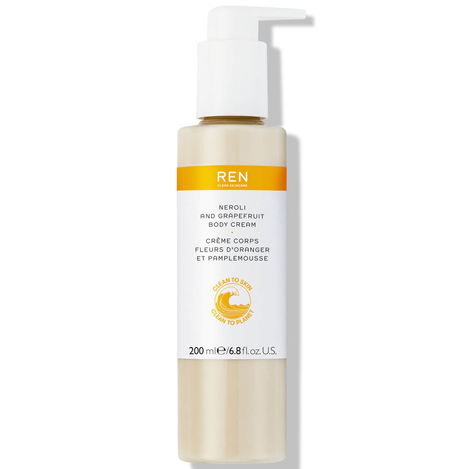 REN Clean Skincare Neroli and Grapefruit Body Cream (6.8 fl. oz.)
