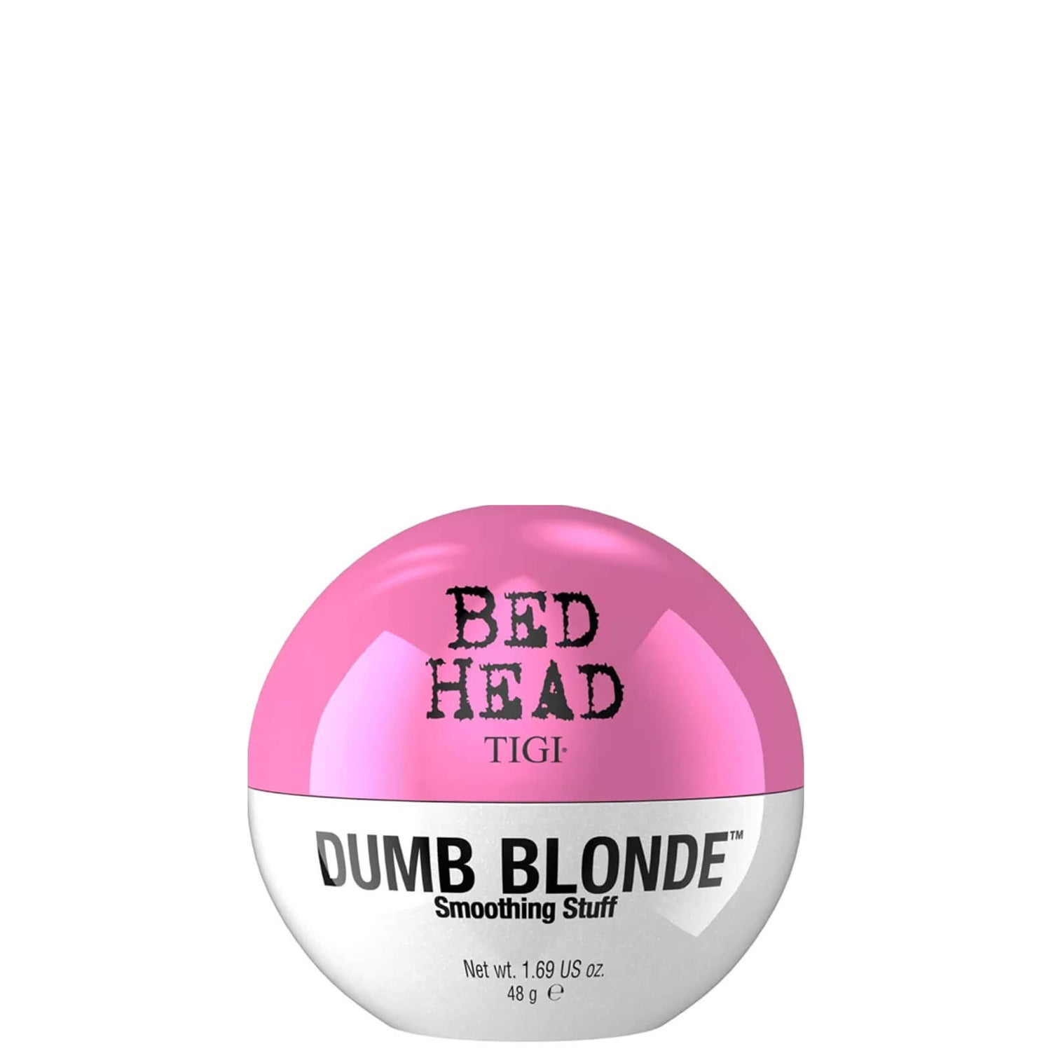 Crema alisante antiencrespamiento cabellos rubios Tigi Bed Head Dumb Blonde Smoothing Stuff 48g