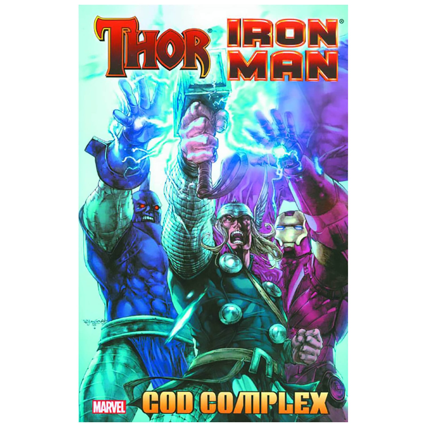 Marvel Comics Thor Iron Man Prem Hardcover God Complex Graphic Novel
