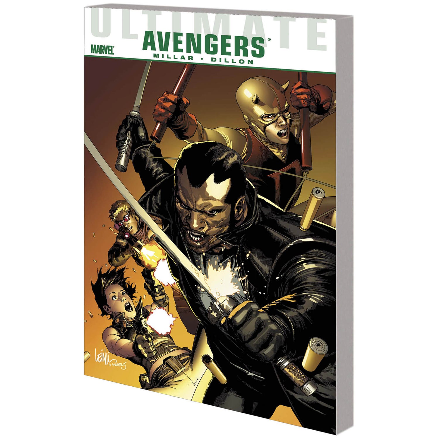 Marvel Comics Ultimate Comics Avengers Blade Vs Avengers Trade Paperback Graphic Novel