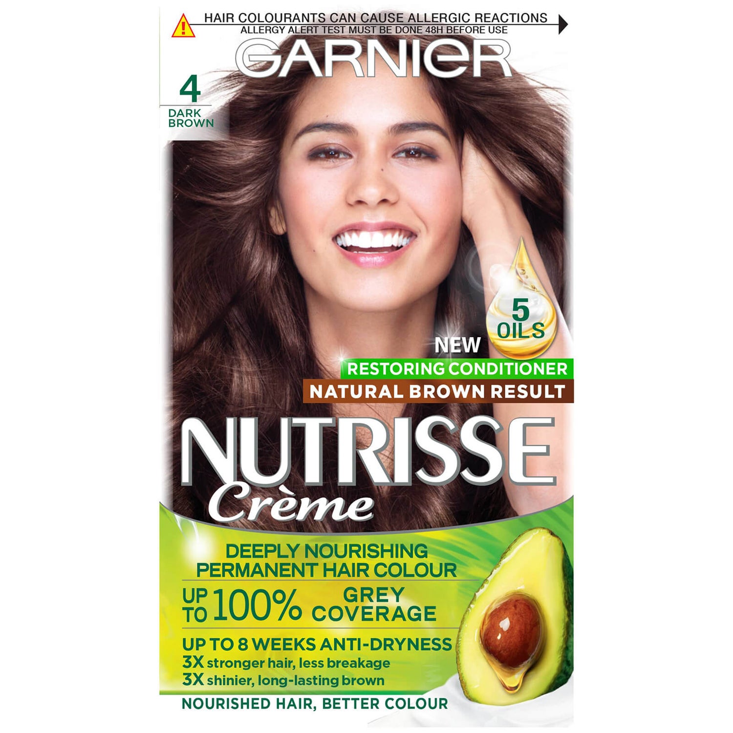 Garnier Nutrisse Permanent Hair Dye (forskellige nuancer)