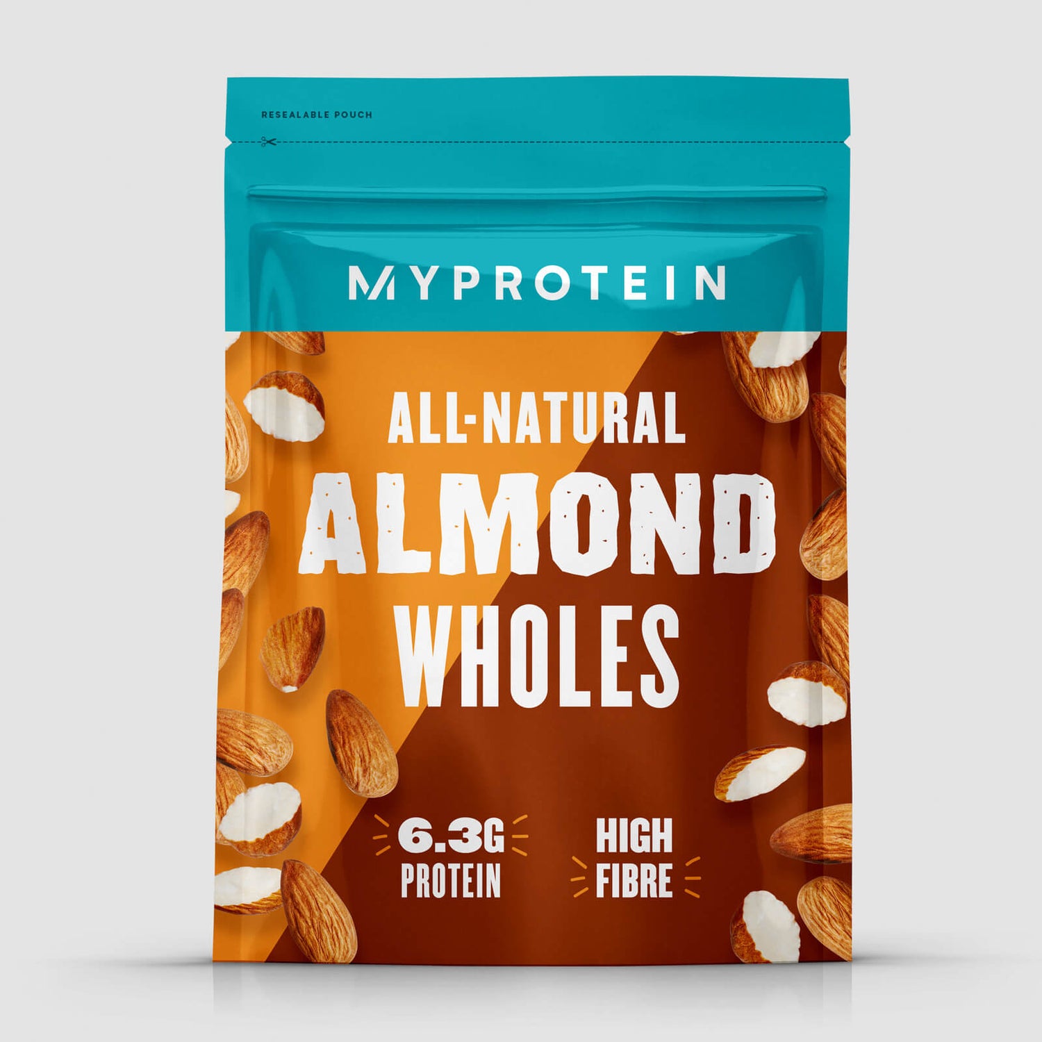 Natūralūs neskaldyti migdolų riešutai „All-Natural Whole Almonds“ - 400g