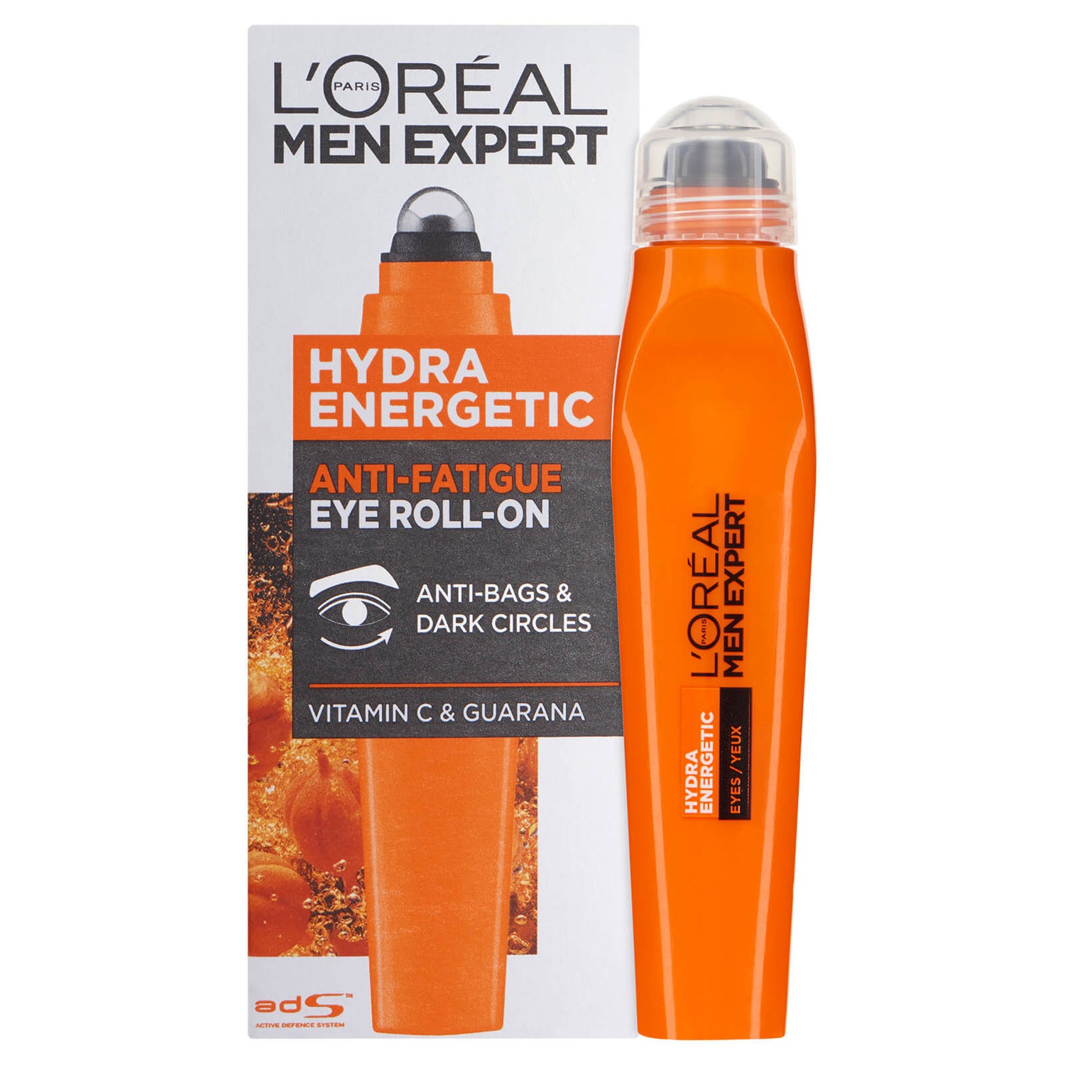 L'Oréal Men Expert Hydra Energetic chłodzący krem pod oczy z aplikatorem kulkowym (10 ml)