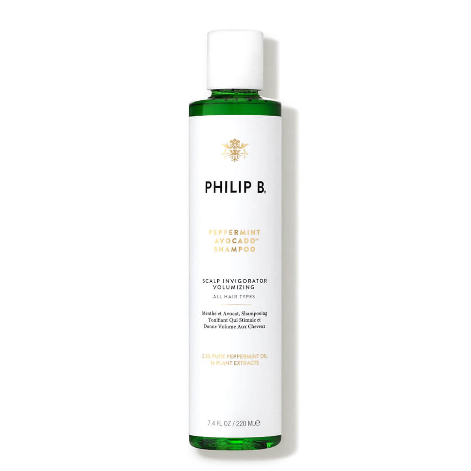 Philip B Peppermint and Avocado Volumizing and Clarifying Shampoo (220ml)