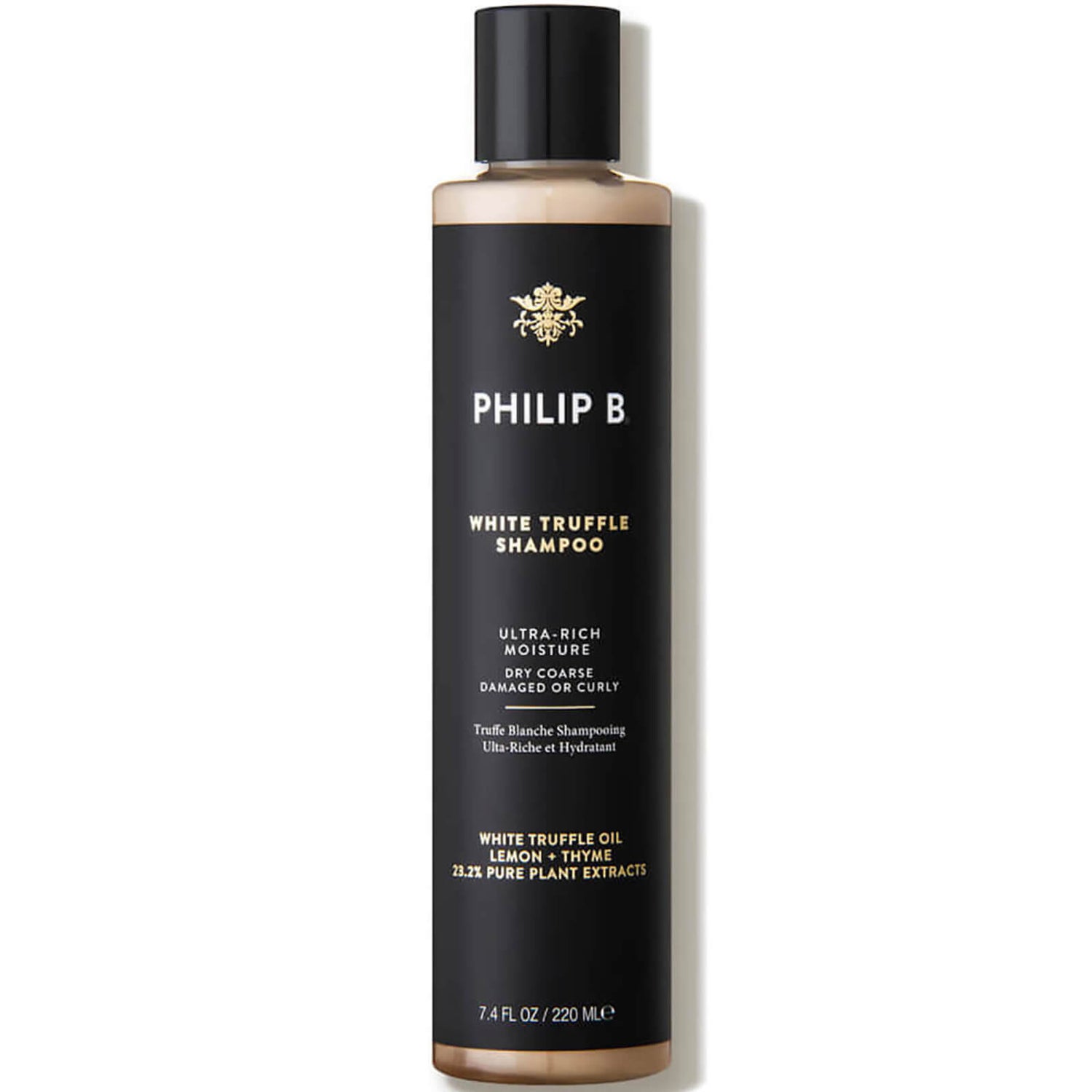 Shampoo Hidratante Ultra Rico com Trufas White da Philip B (220 ml)