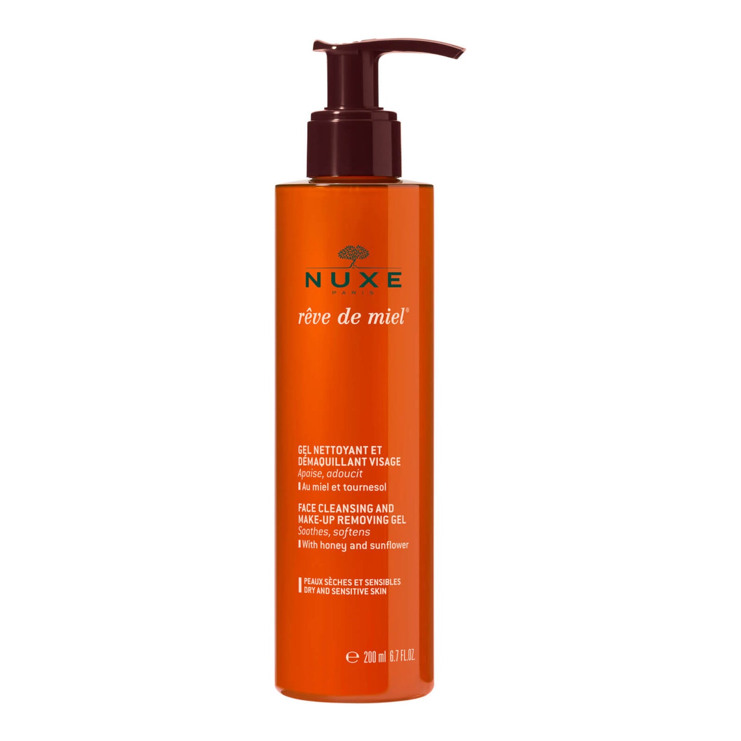 NUXE Rêve de Miel Face Cleansing and Makeup Removing Gel 200ml