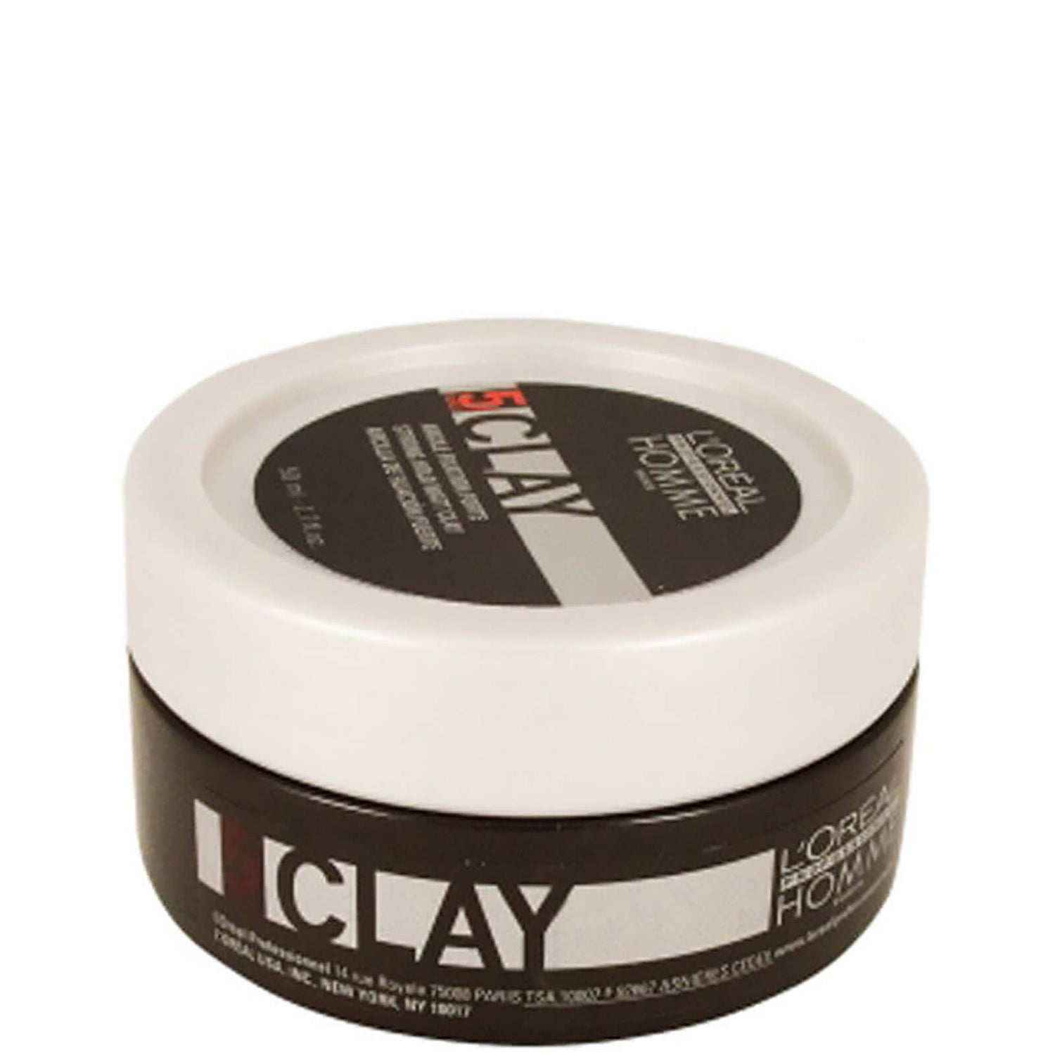 L'Oréal Professionnel Homme Clay mocno utrwalająca glinka do układania włosów (50 ml)