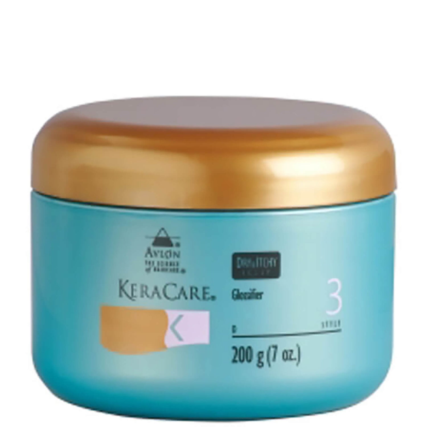 KeraCare Dry & Itchy Scalp Glossifier nawilżająca odżywka włosów, skóra sucha i swędząca (200 g)