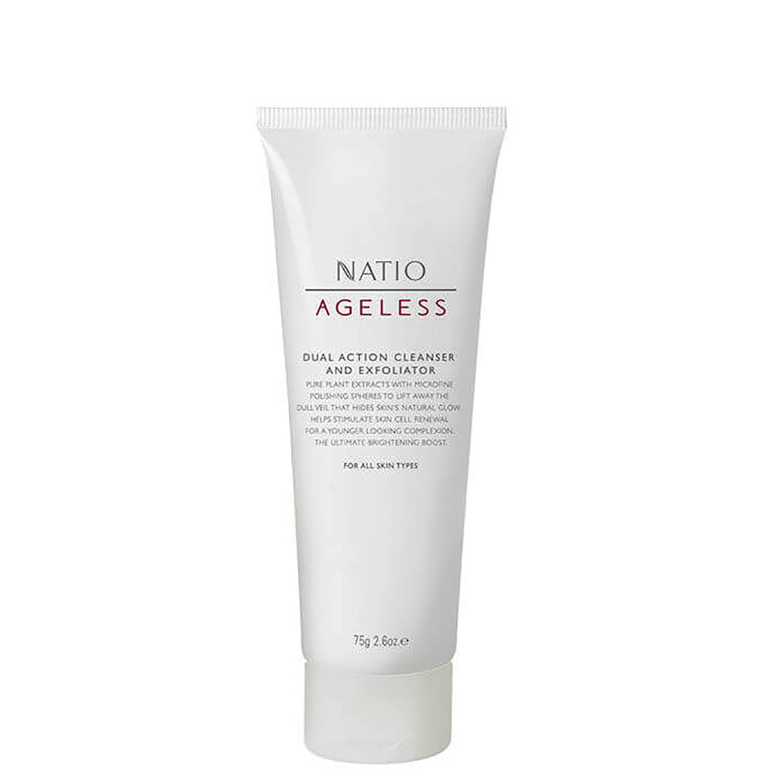 Natio Dual Action Cleanser and Exfoliator (2.5oz)