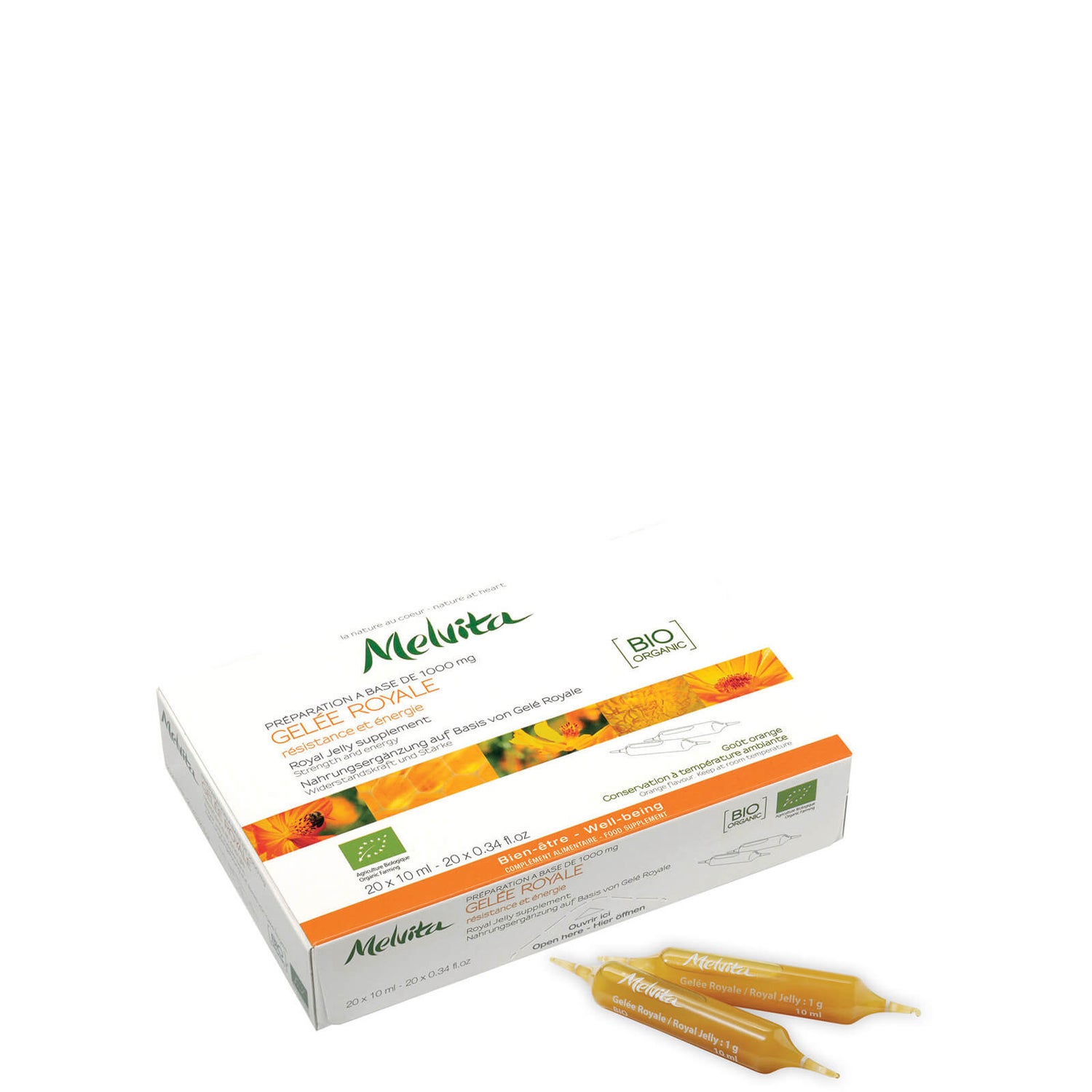 Melvita Royal Jelly Ampoules (20 Day Supply)