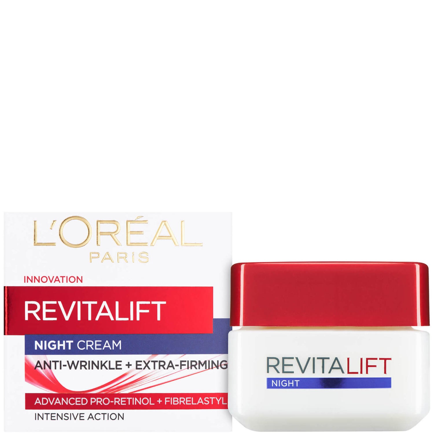 L’Oréal Paris Dermo Expertise Revitalift Anti-Wrinkle + Firming Night Cream ujędrniający krem do twarzy na noc (50 ml)