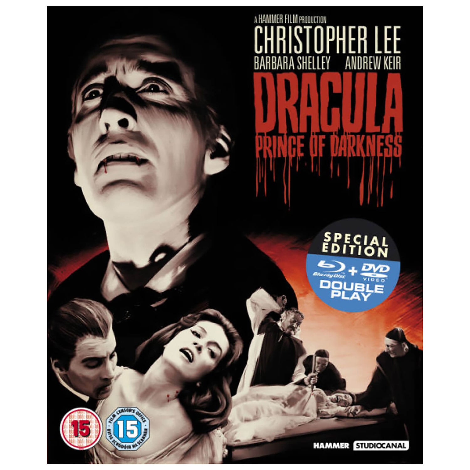 Dracula Prince of Darkness - Double Play (Blu-Ray and DVD)