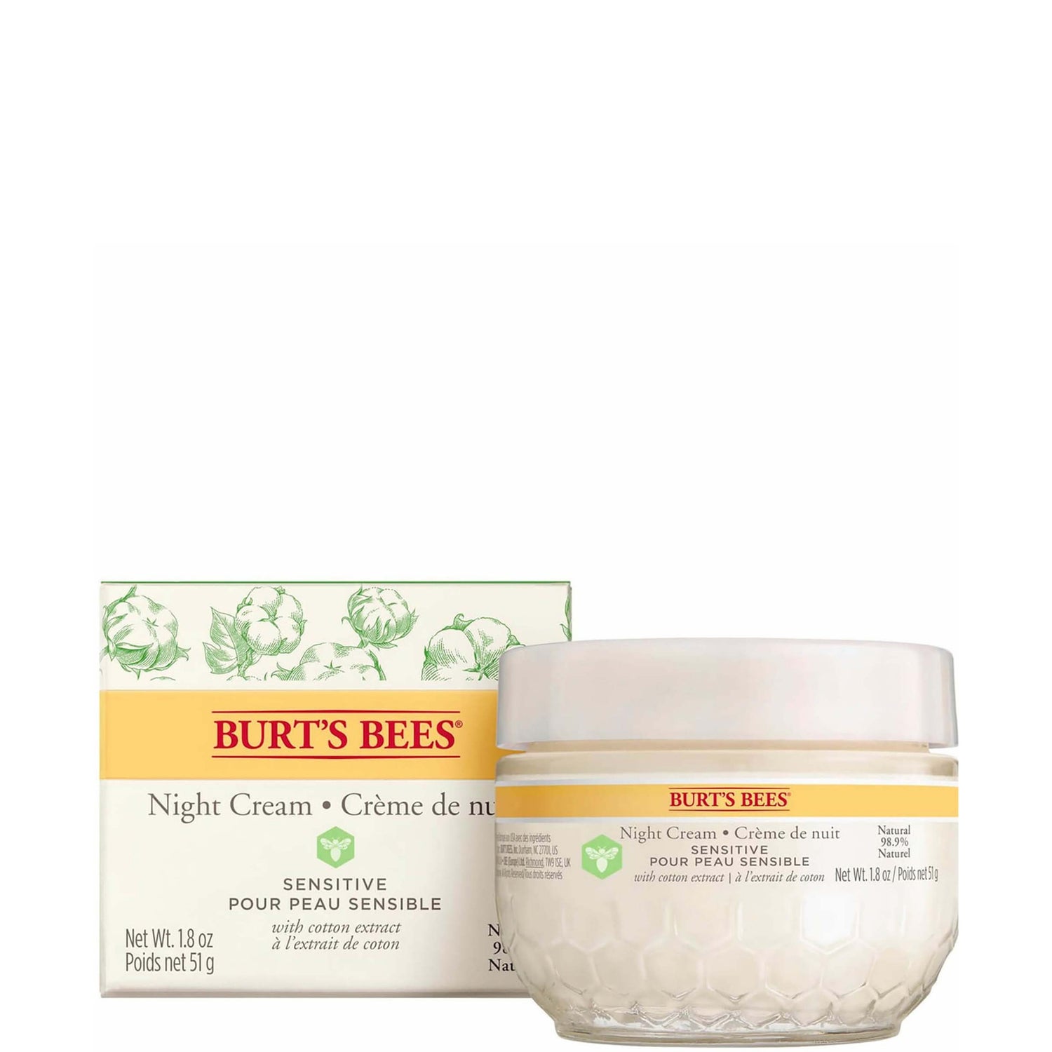 Burt's Bees Sensitive Night Cream 50g