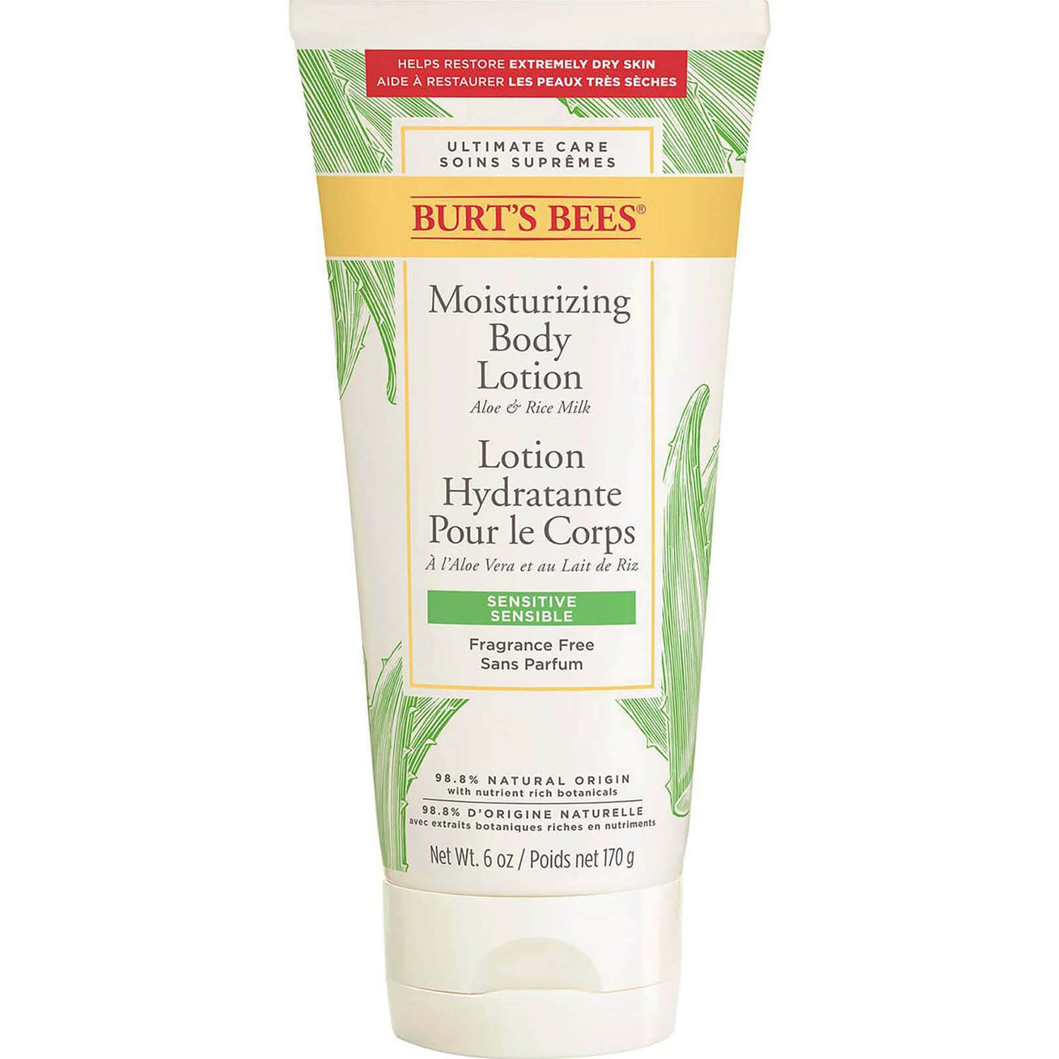 Burt's Bees Body Lotion - Fragrance Free (170g)