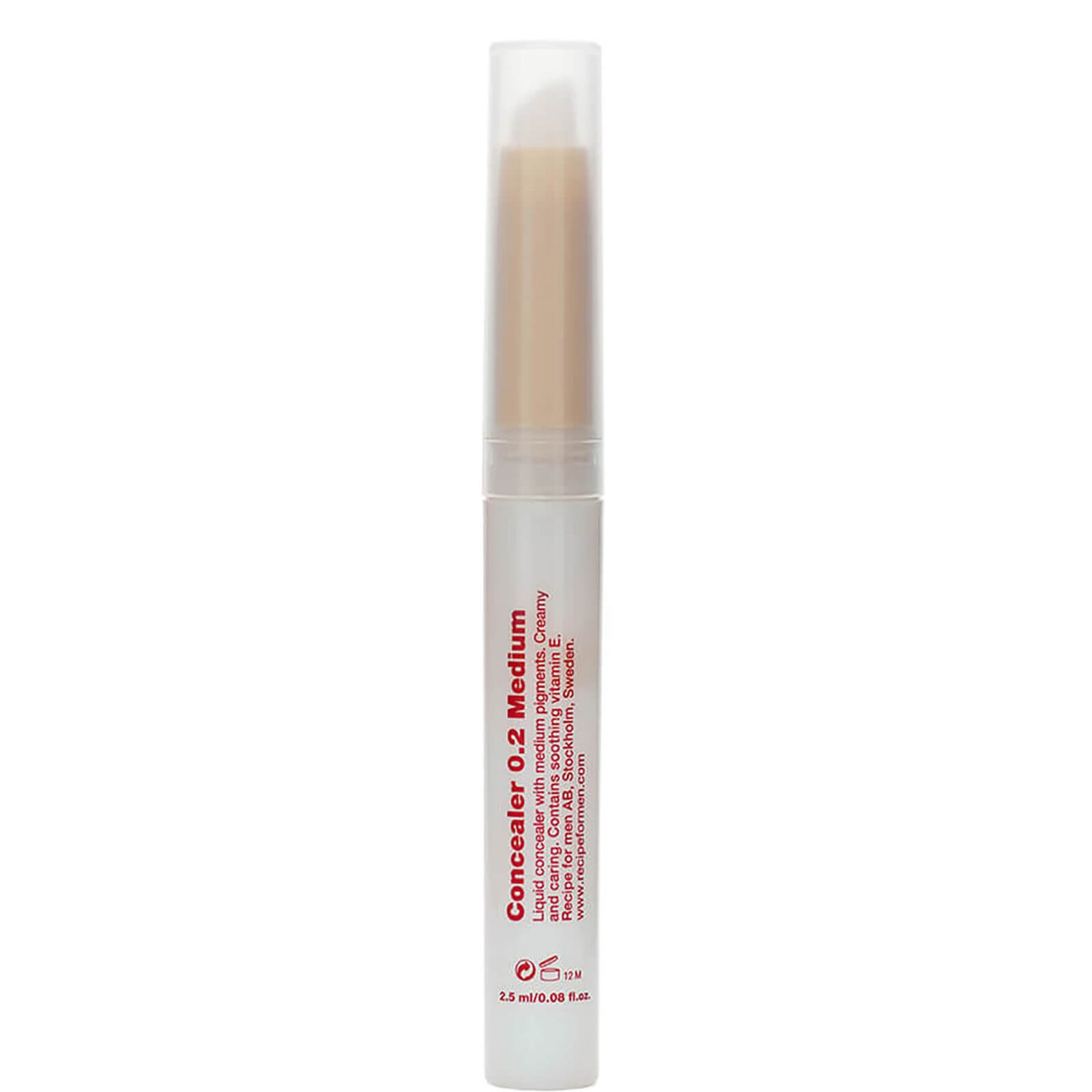 Recipe for Men Concealer - 0.2 Medium 2.5ml