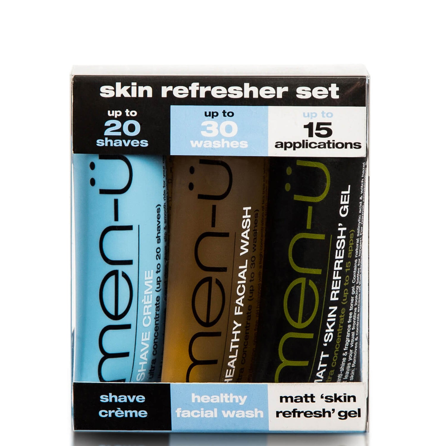men-u skin refresher set 3 x 0.5 oz.