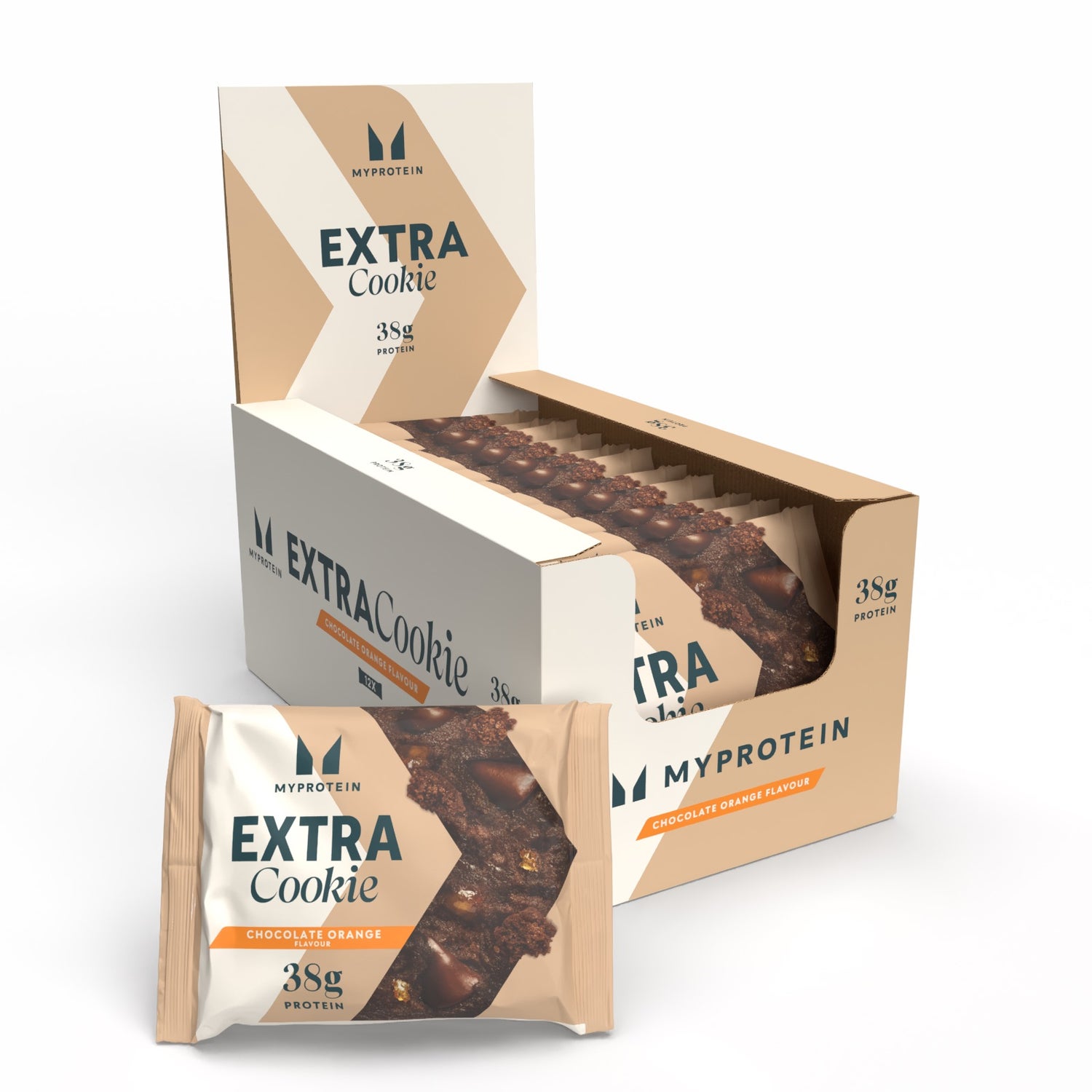 Protein Cookie - 12 x 75g - Csokoládé - Narancs