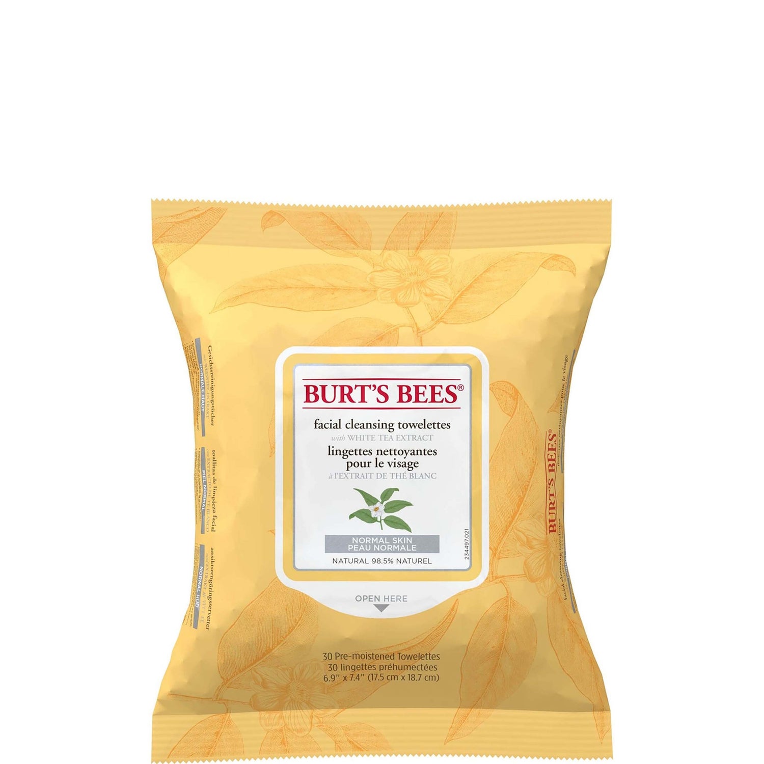 Burt's Bees White Tea Facial Wipe