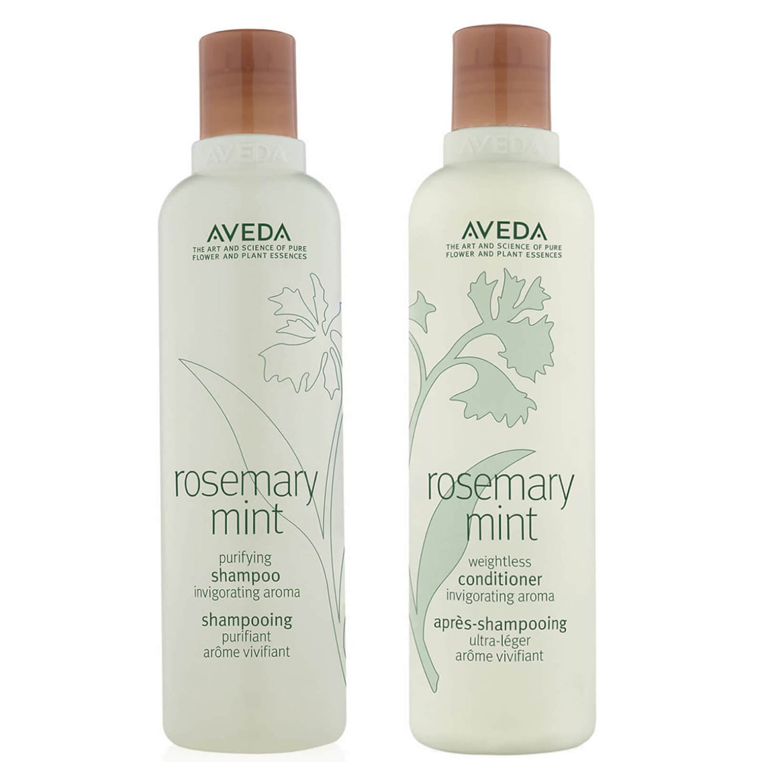 Aveda Rosemary Mint Duo- Shampoo & Conditioner -shampoo ja hoitoaine