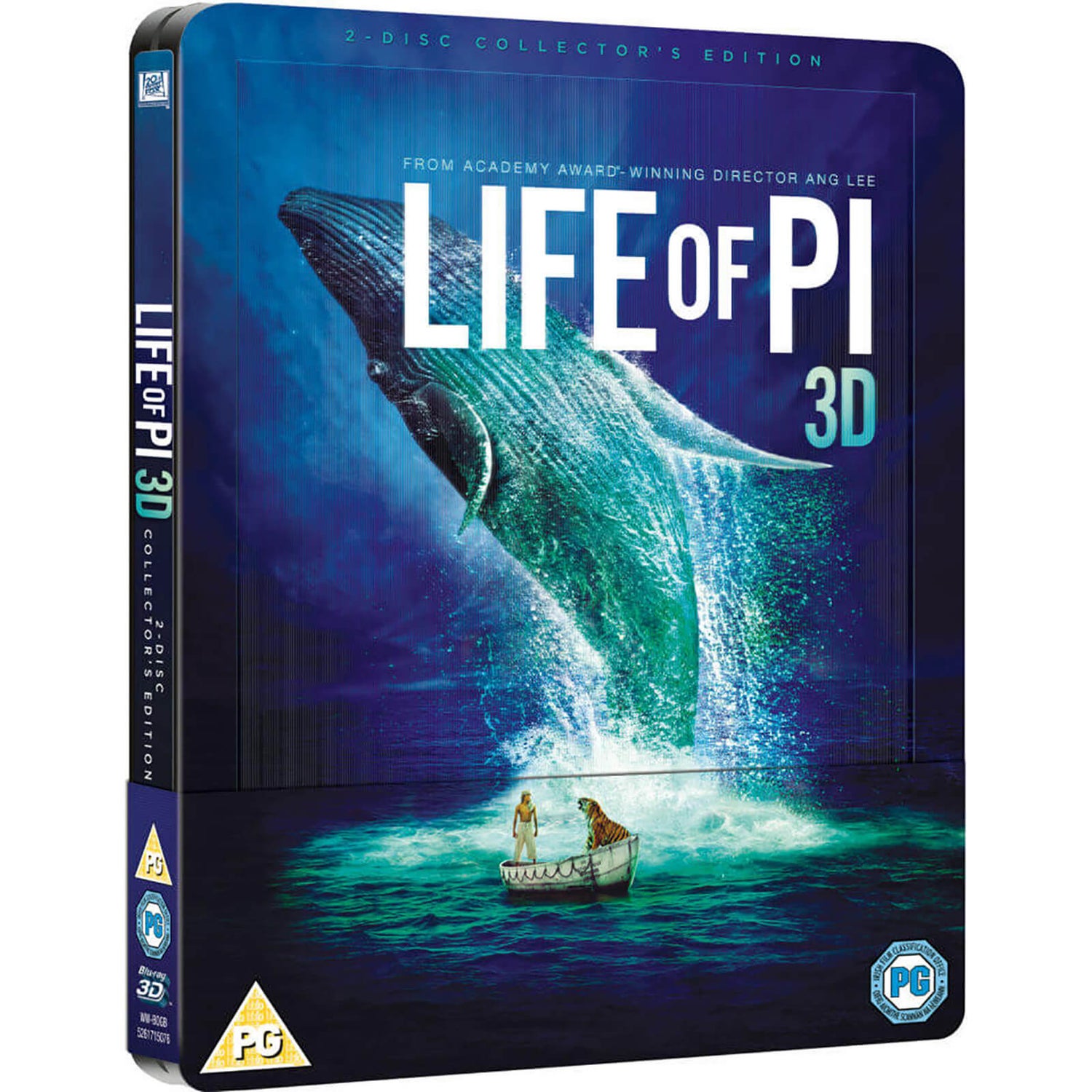 Life of Pi 3D Limited Edition Steelbook (Includes 2D Blu-Ray and