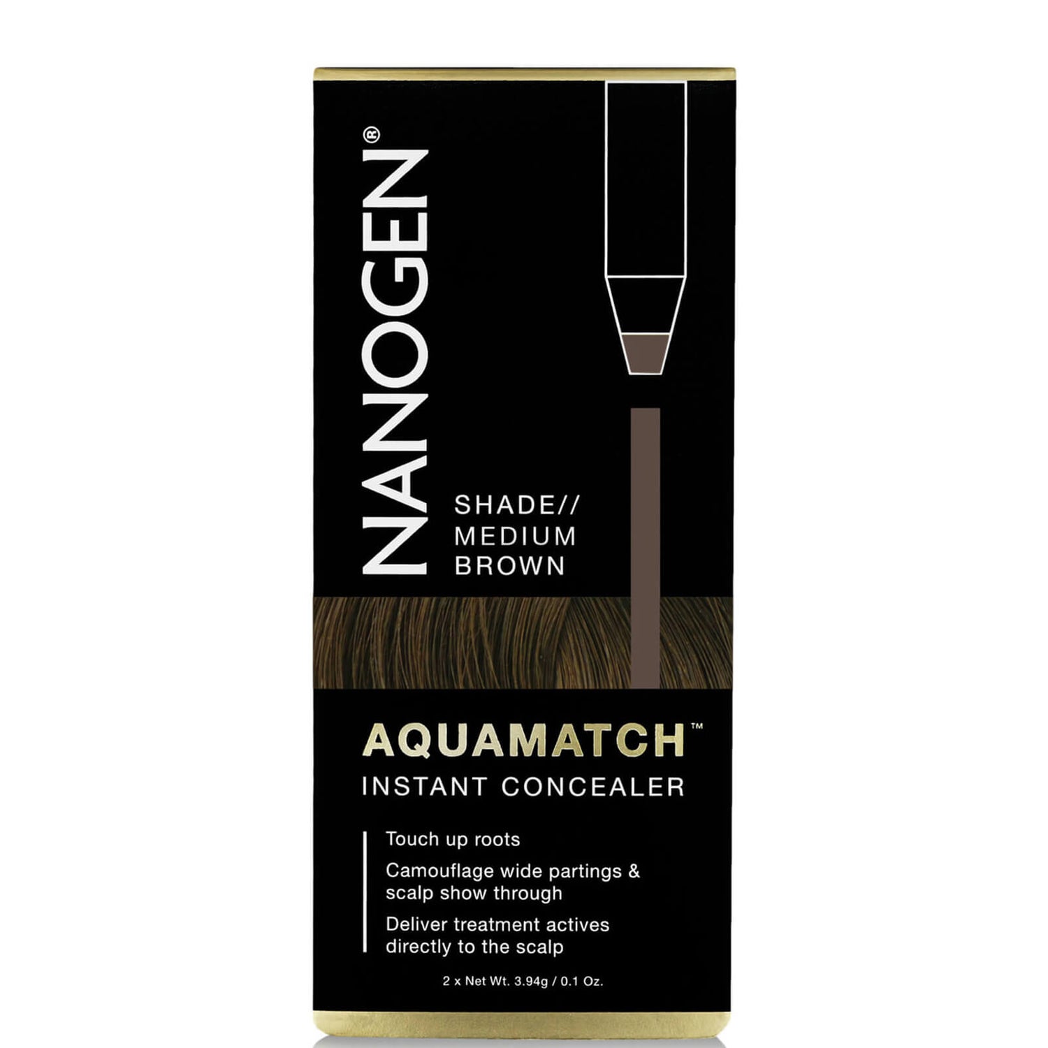 Aquamatch Nanogen brun moyen (2x3)