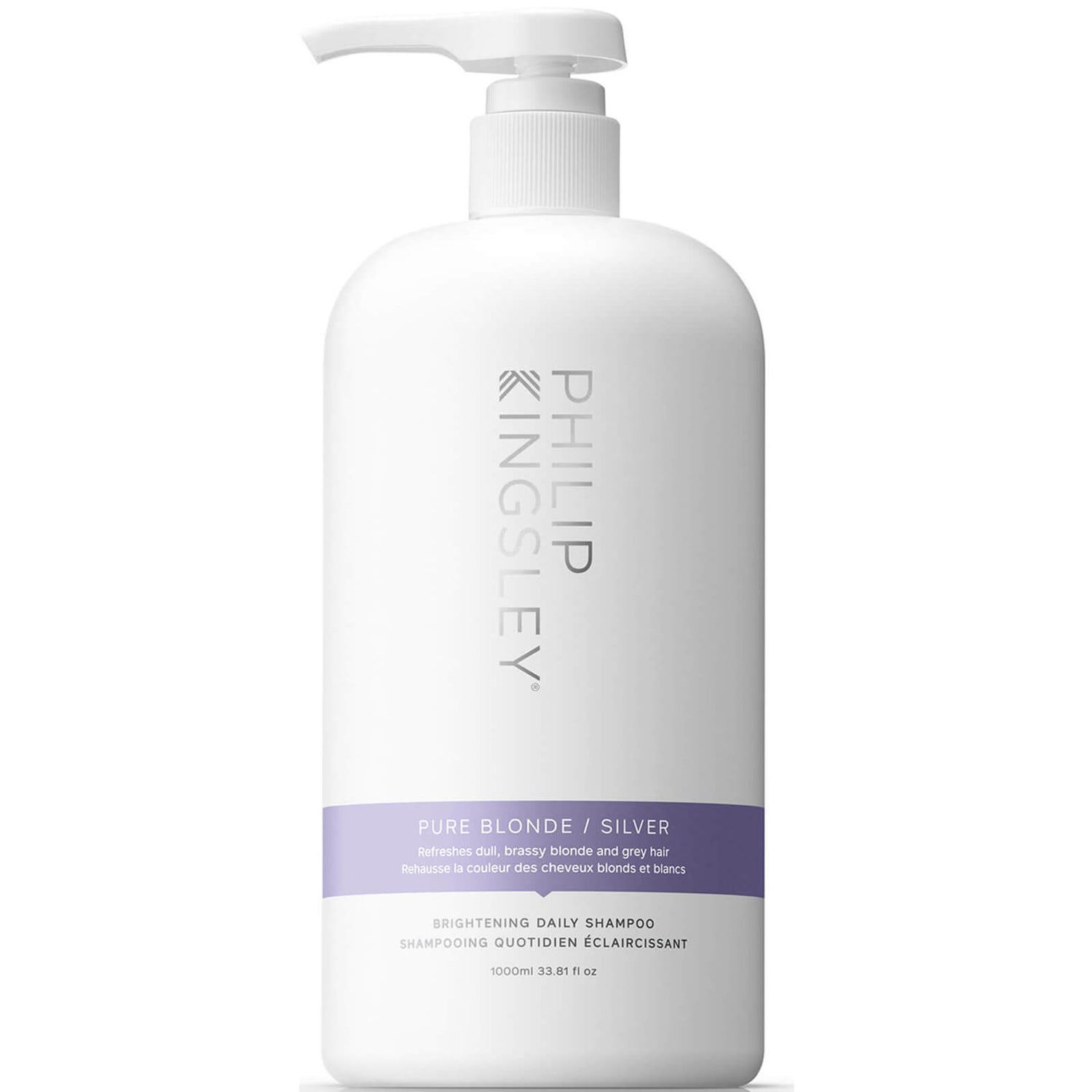 Philip Kingsley Pure Blonde/Silver Brightening Daily Shampoo 1000ml (Worth $128)