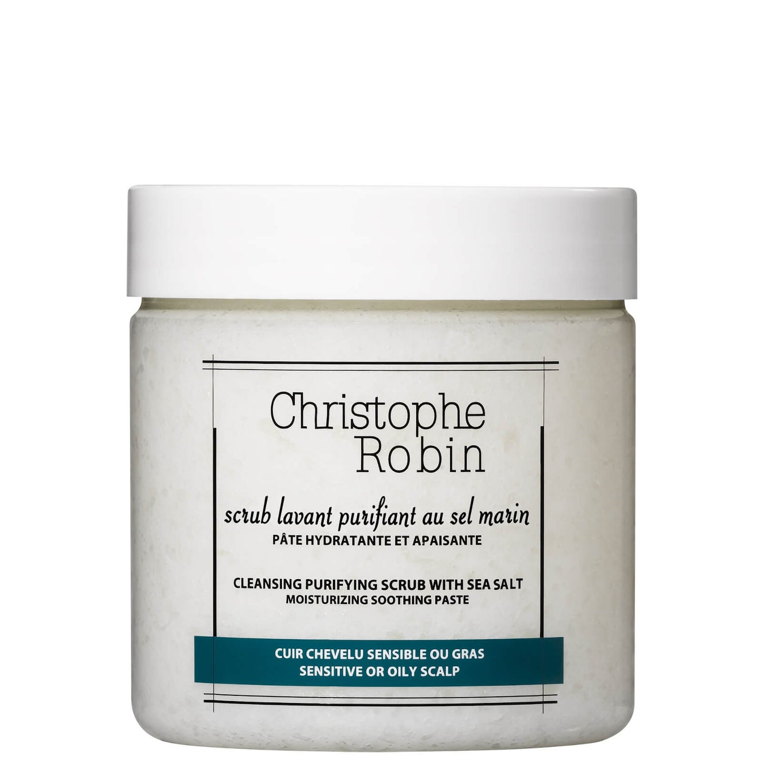 Christophe Robin Cleansing Purifying Scrub with Sea Salt (8oz)