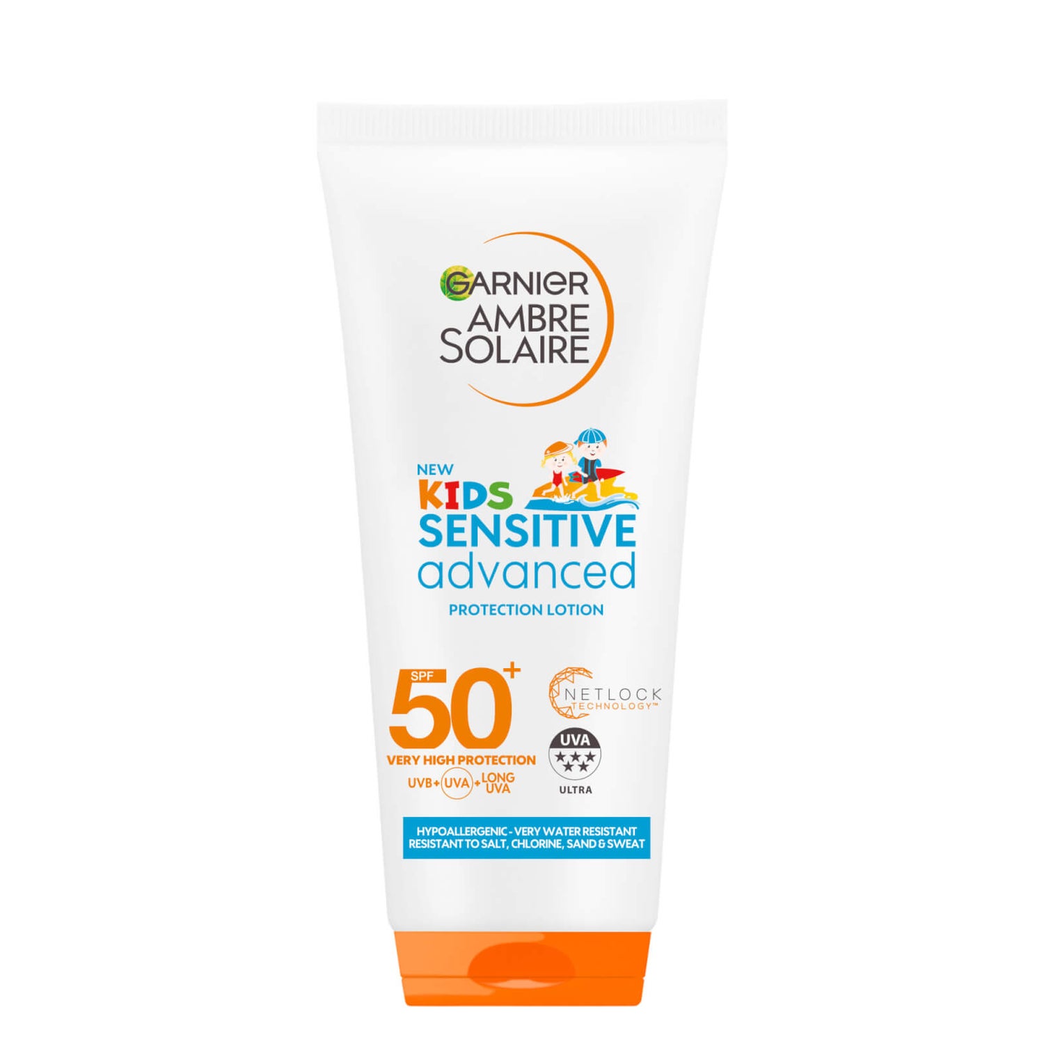 Garnier Ambre Solaire Kids Sensitive Sun Cream Lotion SPF 50+ 200ml