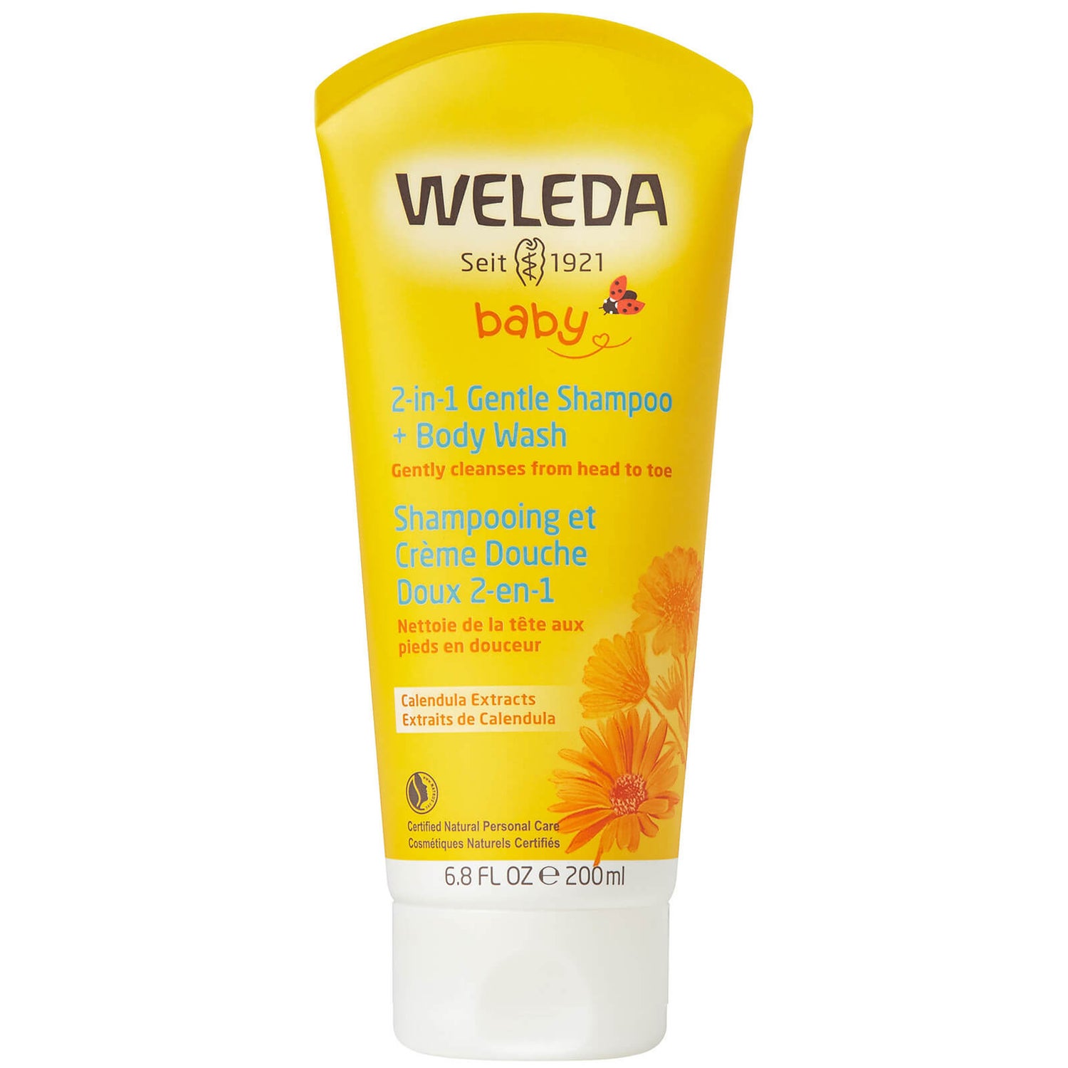 Weleda Baby Calendula Shampoo and Body Wash (200ml)