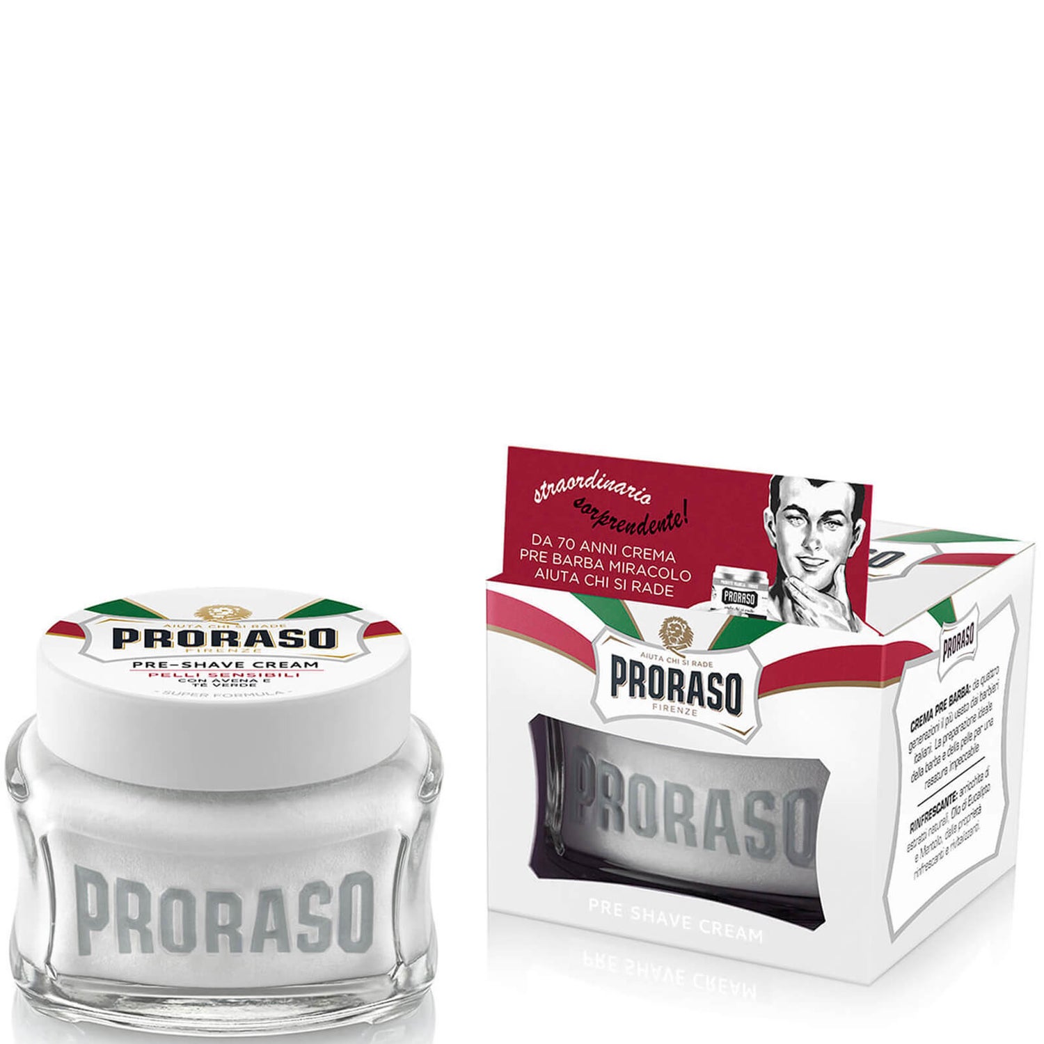 Crema Proraso para antes del afeitado - Sensible