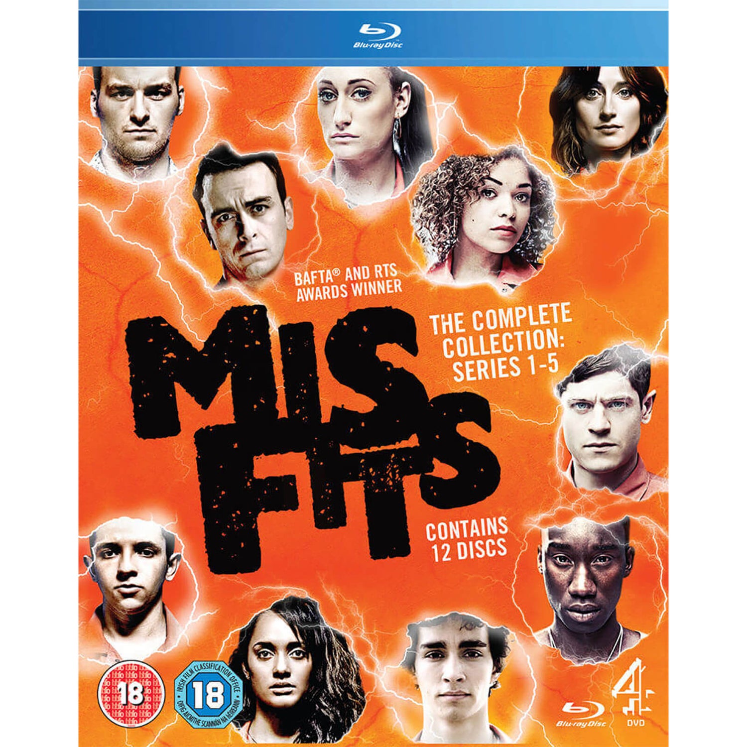 Misfits - Series 1-5 Blu-ray - Zavvi US